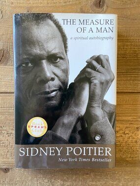 Sydney Poitier Book "The Measure of a Man", Hardcover Book,